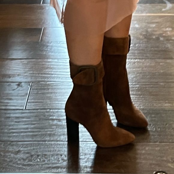Saint Laurent Suede Booties - sz 5 - Picture 3 of 6
